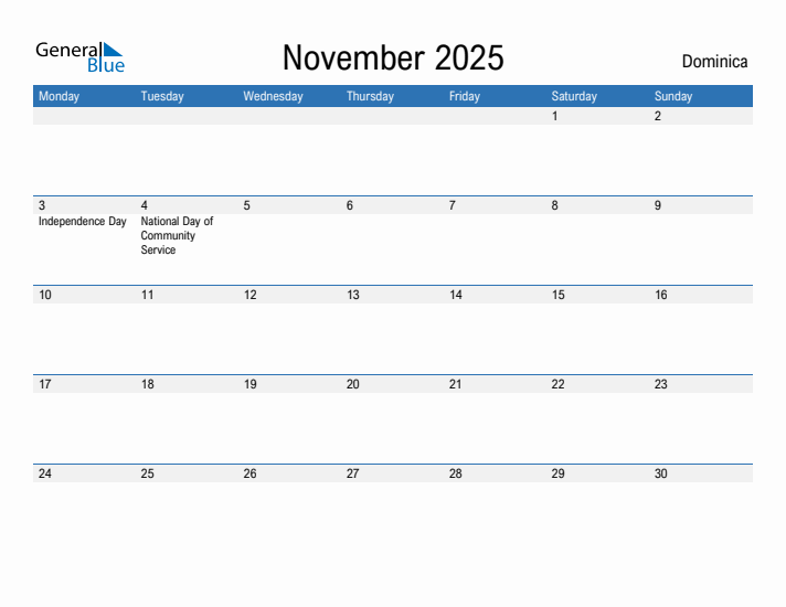 Fillable November 2025 Calendar