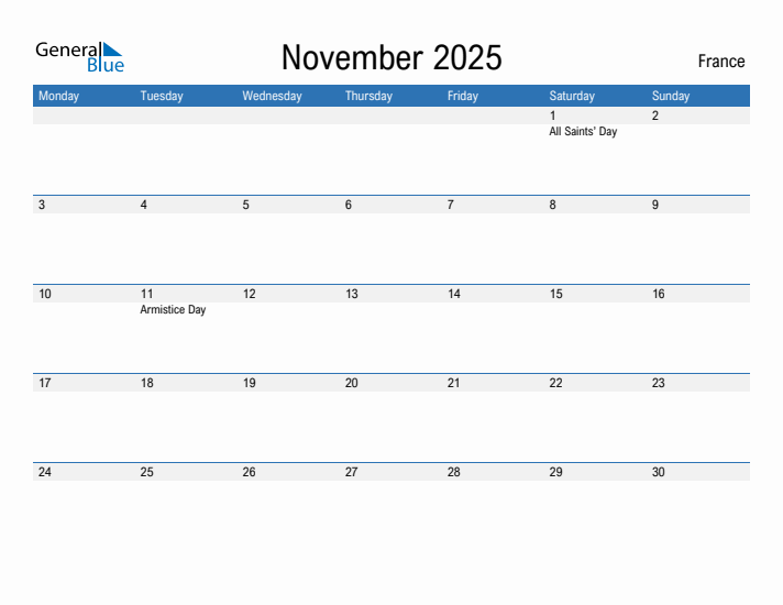 Fillable November 2025 Calendar