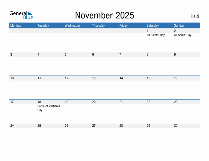 Fillable November 2025 Calendar