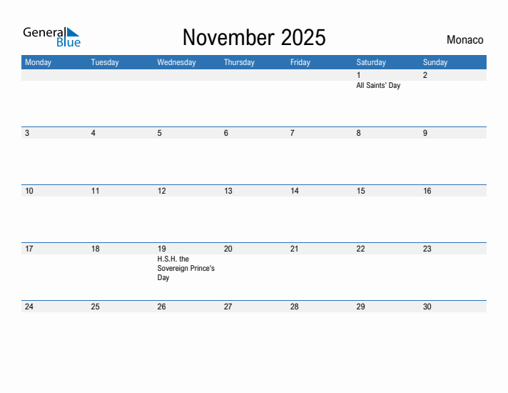 Fillable November 2025 Calendar