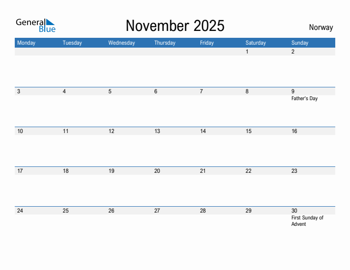 Fillable November 2025 Calendar