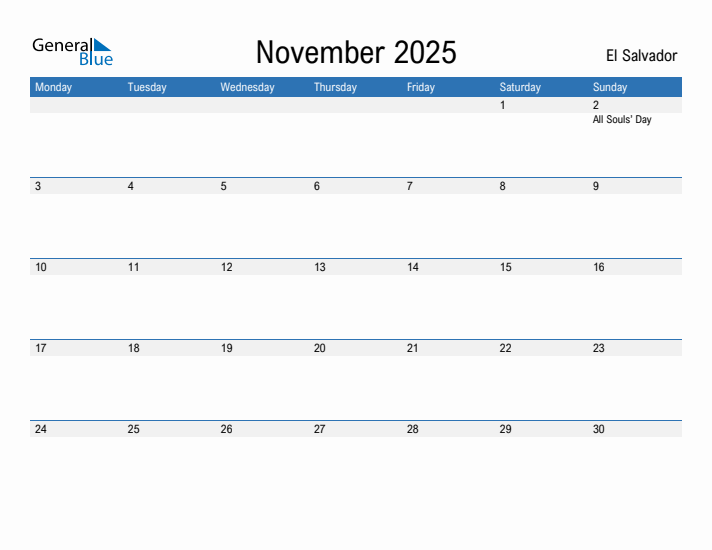 Fillable November 2025 Calendar