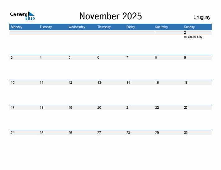 Fillable November 2025 Calendar