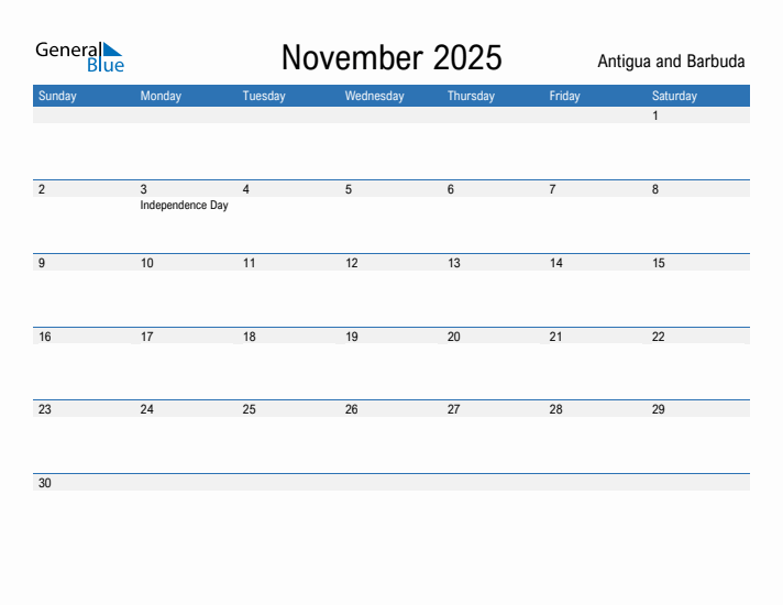 Fillable November 2025 Calendar