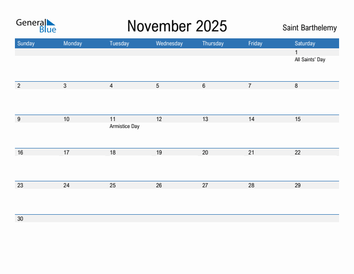 Fillable November 2025 Calendar