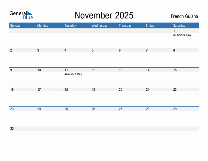 Fillable November 2025 Calendar