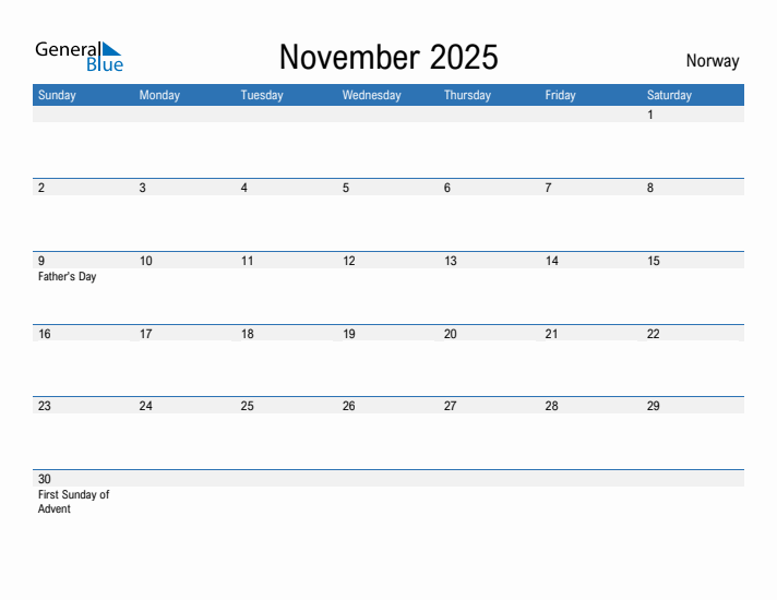 Fillable November 2025 Calendar