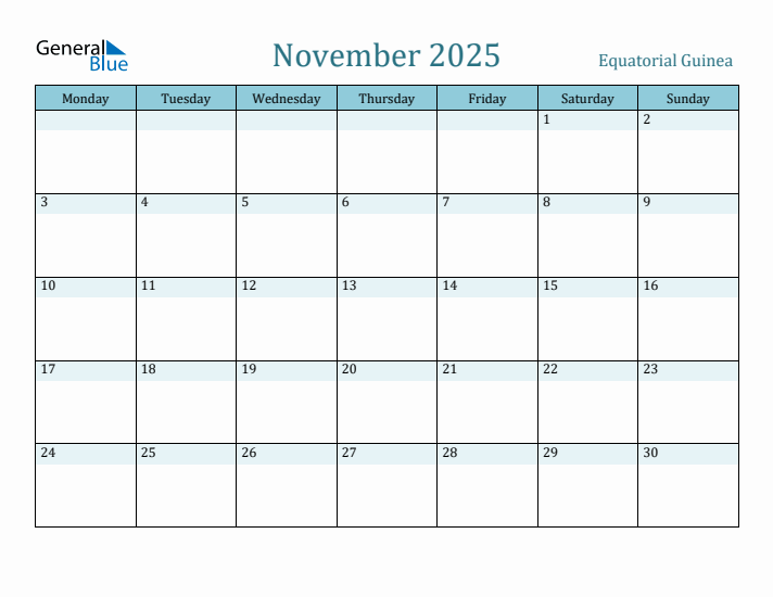 November 2025 Calendar with Holidays