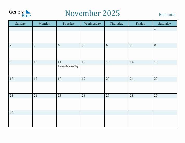 November 2025 Calendar with Holidays