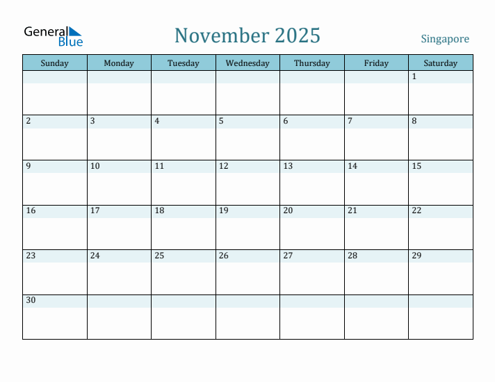 November 2025 Calendar with Holidays