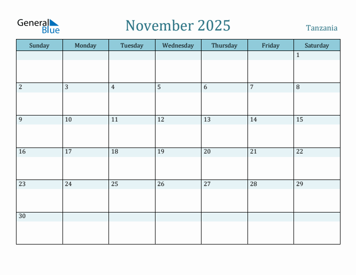 November 2025 Calendar with Holidays