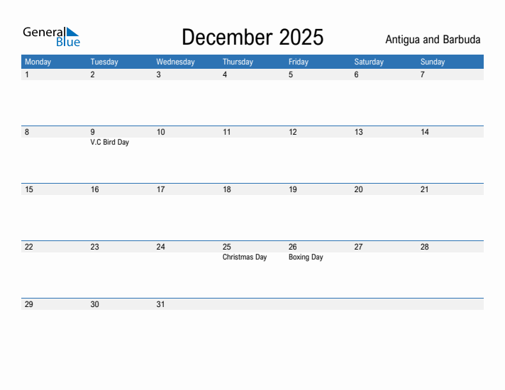 Fillable December 2025 Calendar