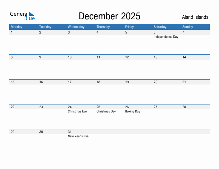 Fillable December 2025 Calendar