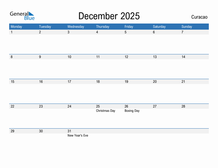 Fillable December 2025 Calendar