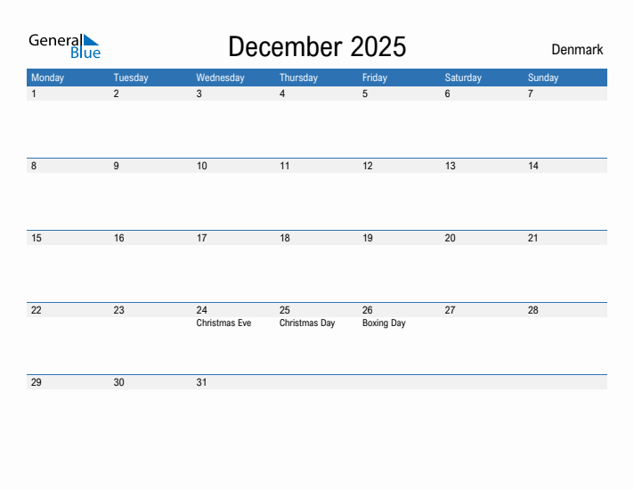 Fillable December 2025 Calendar