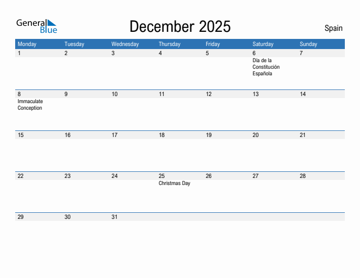 Fillable December 2025 Calendar