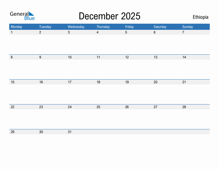 Fillable December 2025 Calendar