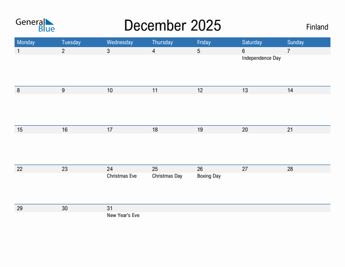 Fillable December 2025 Calendar