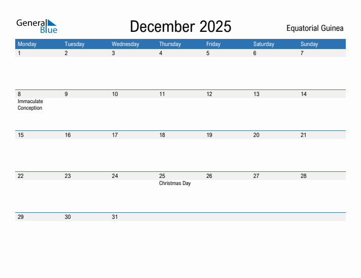 Fillable December 2025 Calendar