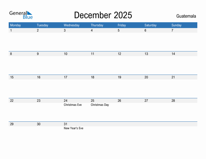 Fillable December 2025 Calendar