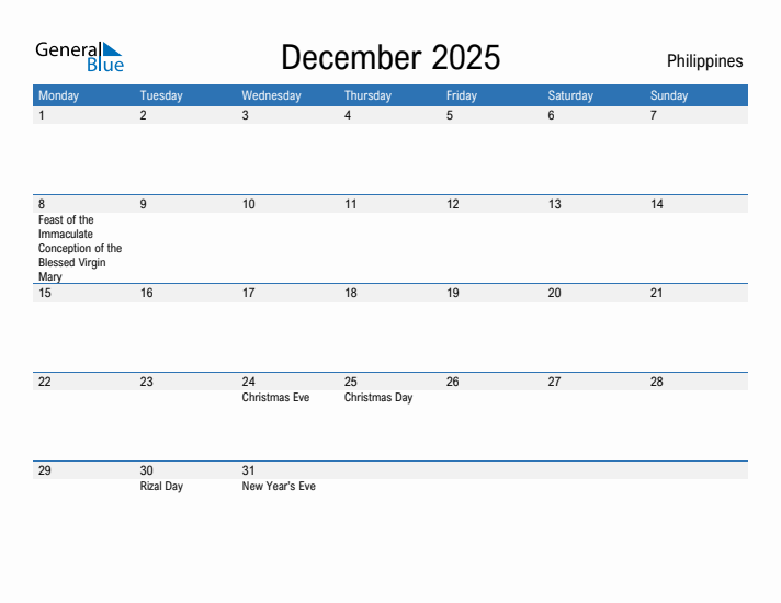 Fillable December 2025 Calendar