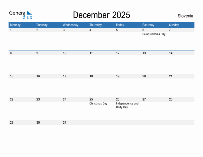 Fillable December 2025 Calendar