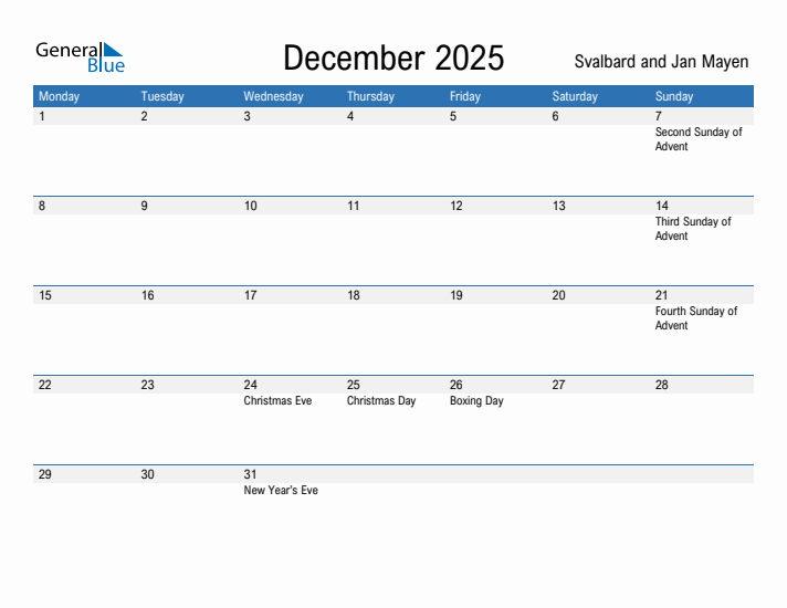 Fillable December 2025 Calendar