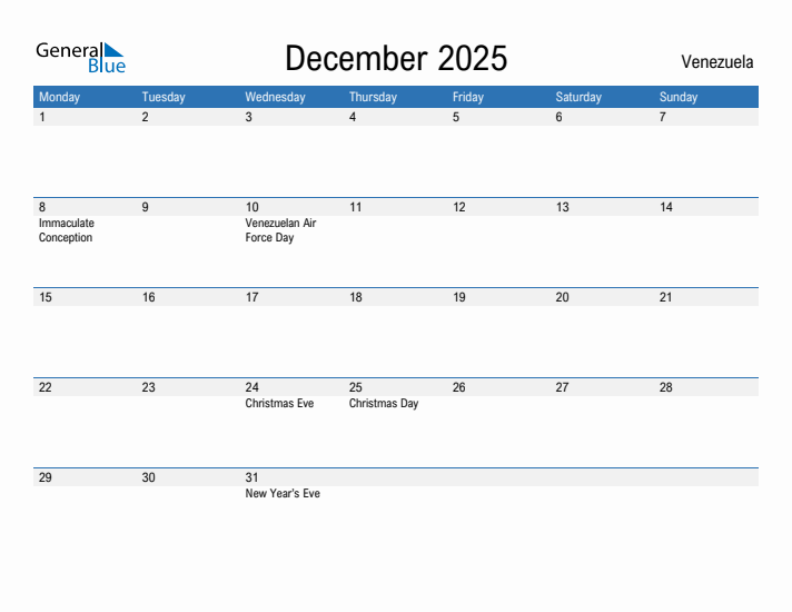 Fillable December 2025 Calendar