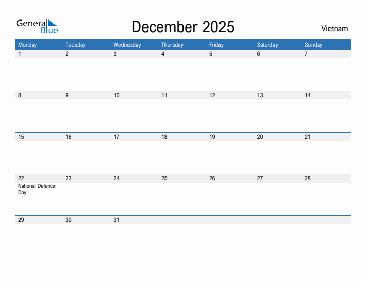 Fillable December 2025 Calendar