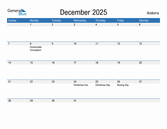 Fillable December 2025 Calendar