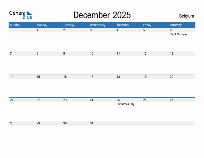 Fillable December 2025 Calendar