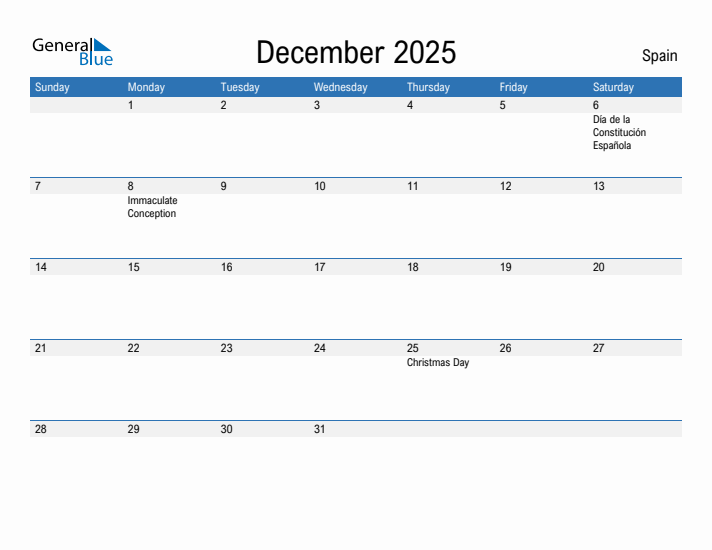 Fillable December 2025 Calendar