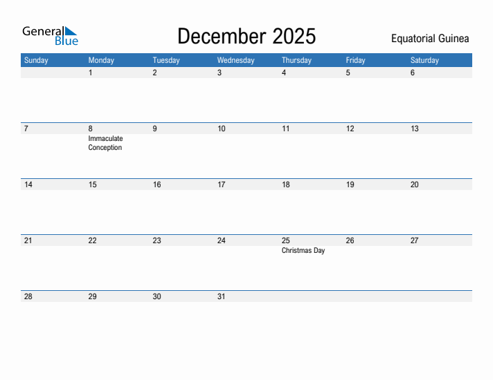 Fillable December 2025 Calendar