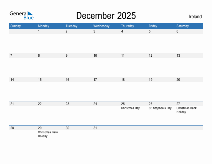 Fillable December 2025 Calendar