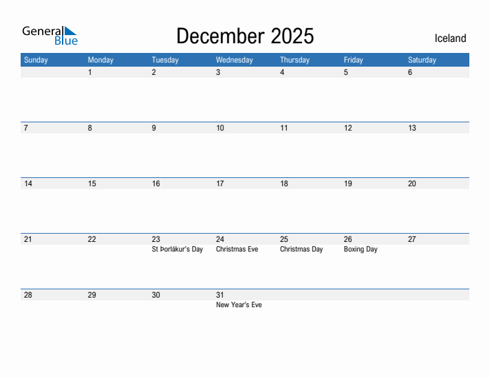 Fillable December 2025 Calendar