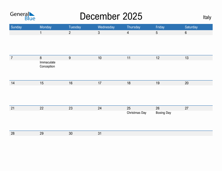 Fillable December 2025 Calendar