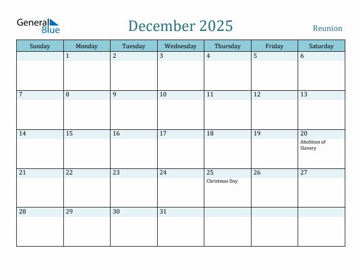 December 2025 Calendar with Holidays