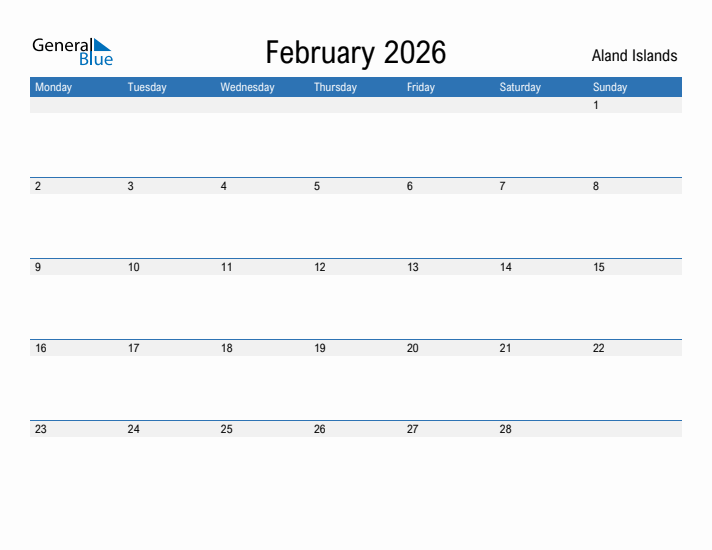 Fillable February 2026 Calendar