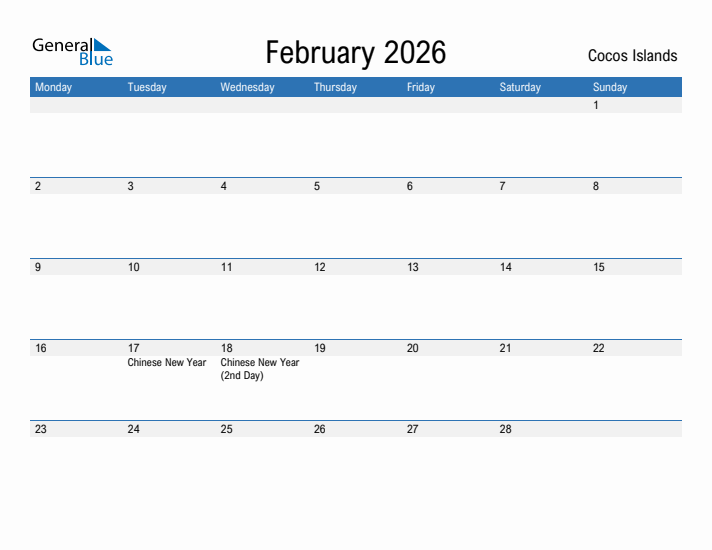 Fillable February 2026 Calendar