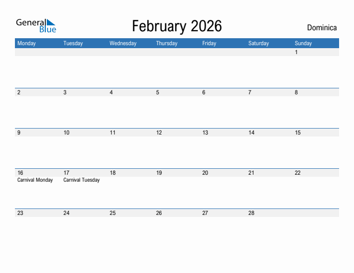 Fillable February 2026 Calendar