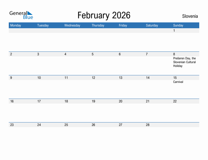 Fillable February 2026 Calendar