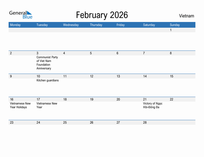 Fillable February 2026 Calendar