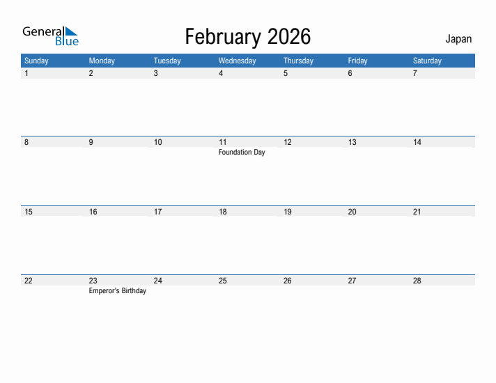 Fillable February 2026 Calendar