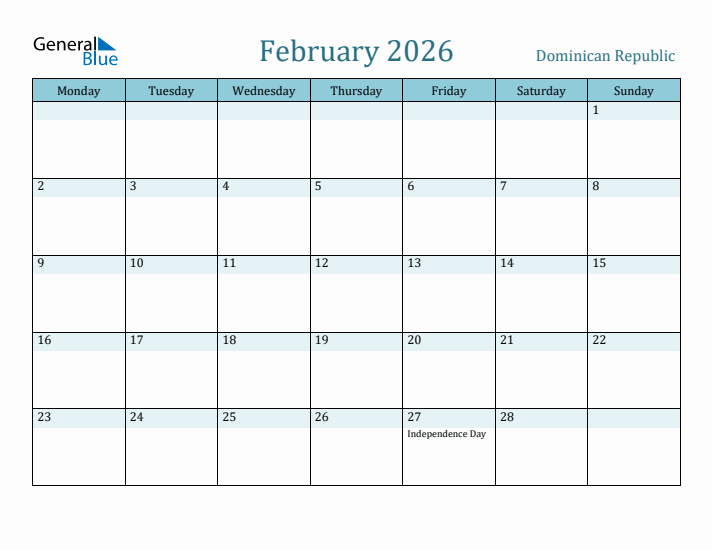 February 2026 Calendar with Holidays