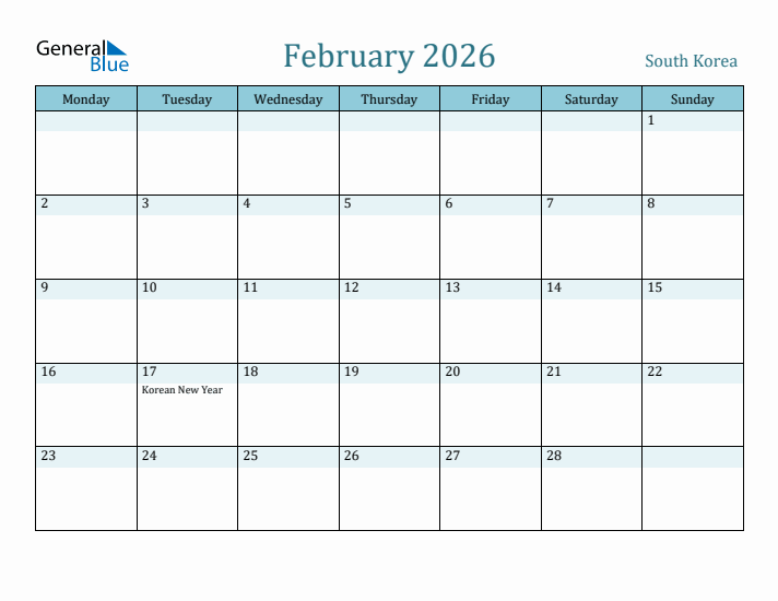 February 2026 Calendar with Holidays