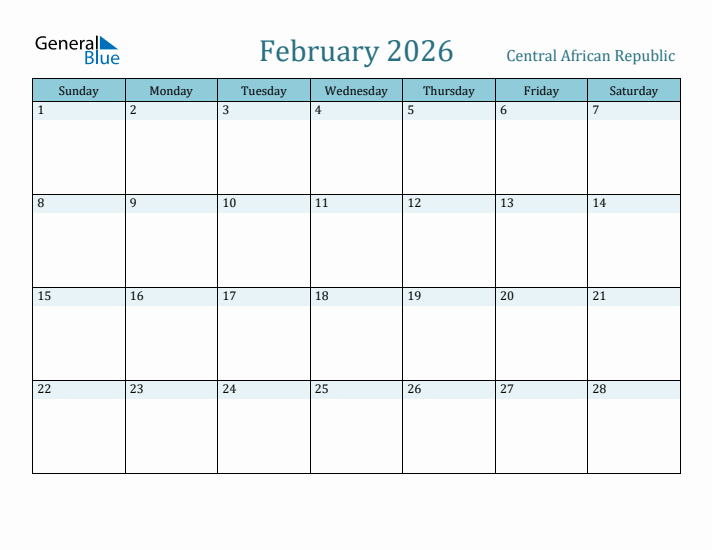 February 2026 Calendar with Holidays