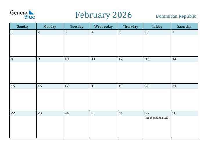 February 2026 Calendar with Holidays