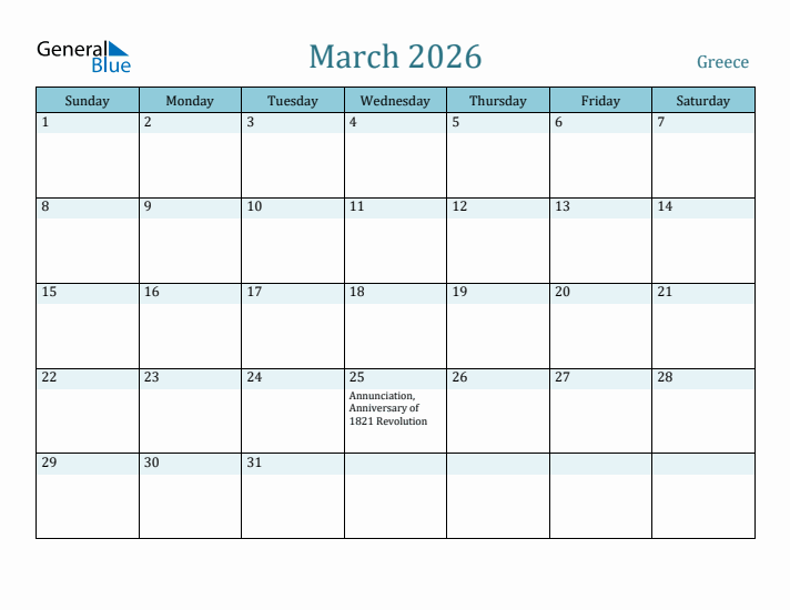 March 2026 Calendar with Holidays