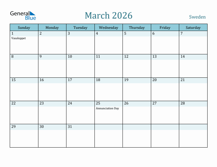 March 2026 Calendar with Holidays