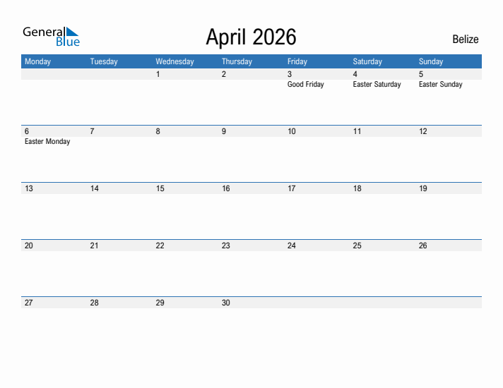 Fillable April 2026 Calendar